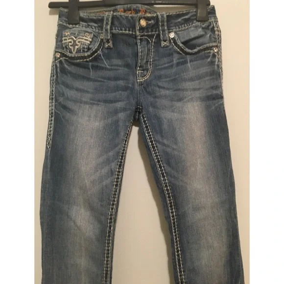 ROCK REVIVAL Jena Straight Stretch Jean ?. - Picture 7 of 16